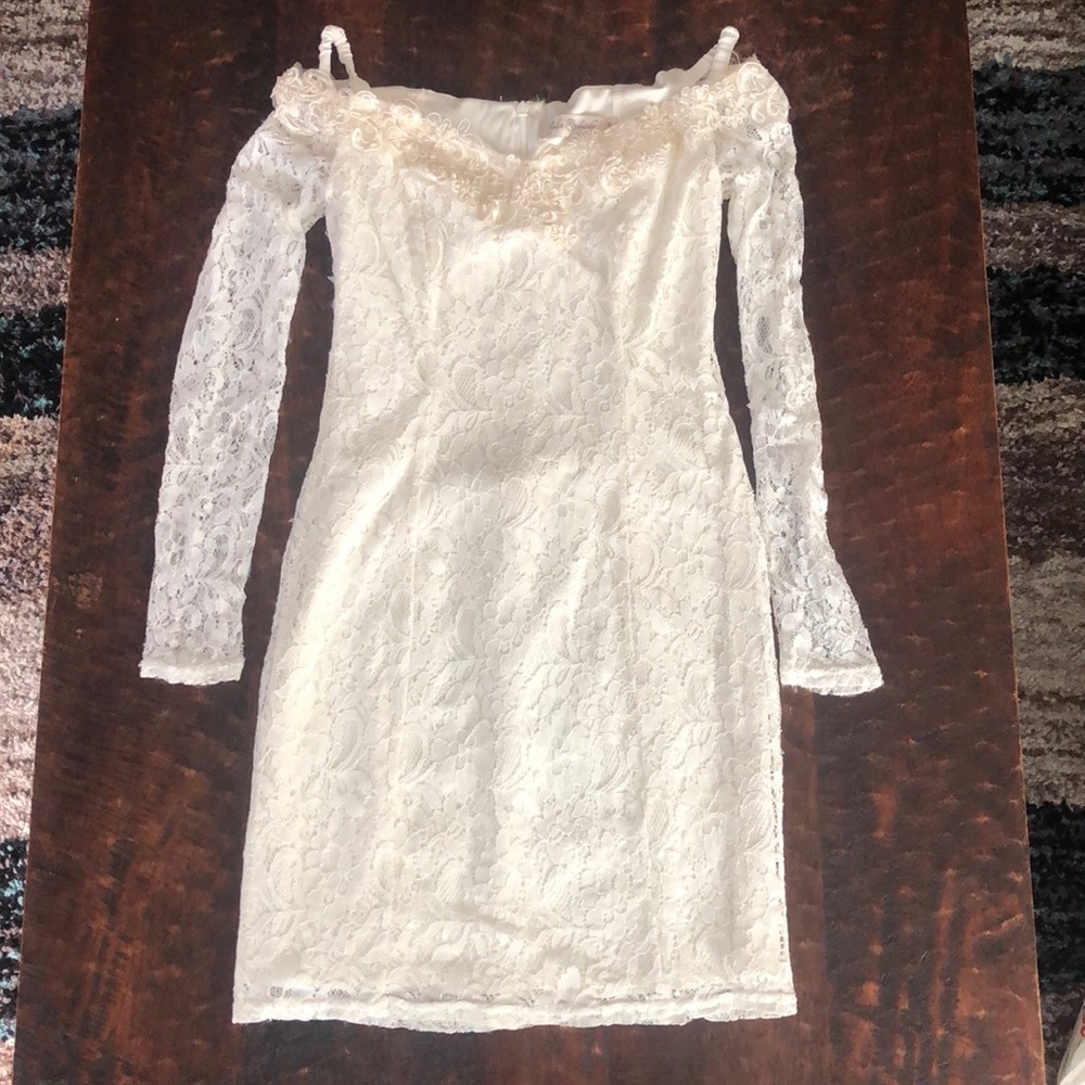 Lydia Bright UK size 10 lace dress.